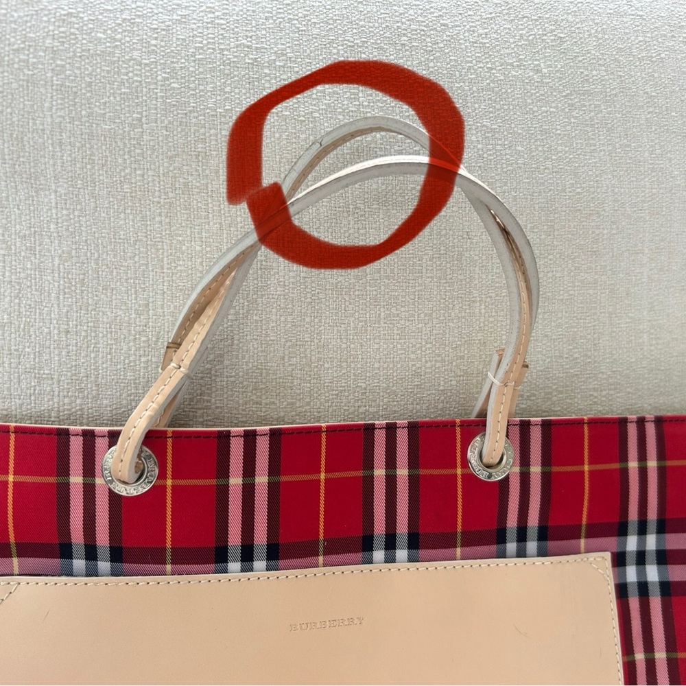 Burberry of London Nova Tote Bag Rare Authentic - Picture 9 of 10